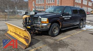 2001 Ford Excursion XLT Suburban with Plow