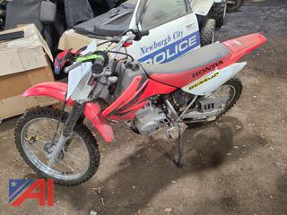 (A) 2007 Honda CRF-100F Dirt Bike