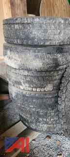 (6) Continental 225/70R19.5 Drive Tires