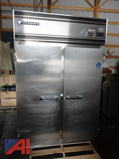 Victory Stainless Steel Double Door Refrigerator