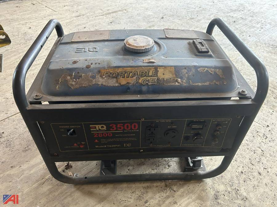 Auctions International Auction Village of Port LeydenNY 32201 ITEM Briggs & Stratton