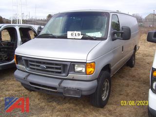2007 Ford E350 Super Duty Extended Van (1803)