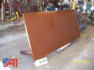 Hardwood 4 x 8 Table