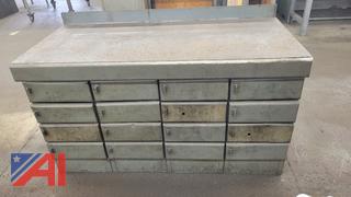 Steel Work Bench 16 Pull Out Drawers