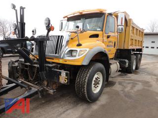 2007 International 7600 Dump Truck with Spreader and Plows