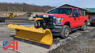 2016 Ford F250 XL Super Duty Super Cab Pickup Truck with Plow