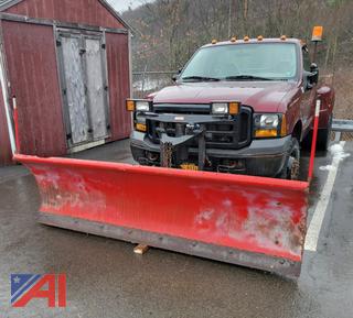 2006 Ford F350XL Super Duty Pickup Truck with Plow