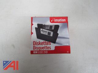 (1 Box) Imation 2HD Diskettes, New/Old Stock