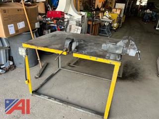 Welding Table with Bench Vices  