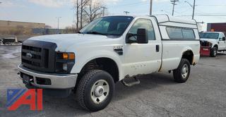 2009 Ford F250 XLT Super Duty Pickup Truck with Cap