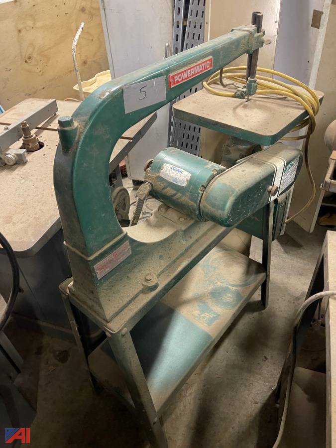 Auctions International Auction SUNY Jamestown CCNY 32407 ITEM Powermatic Scroll Saw