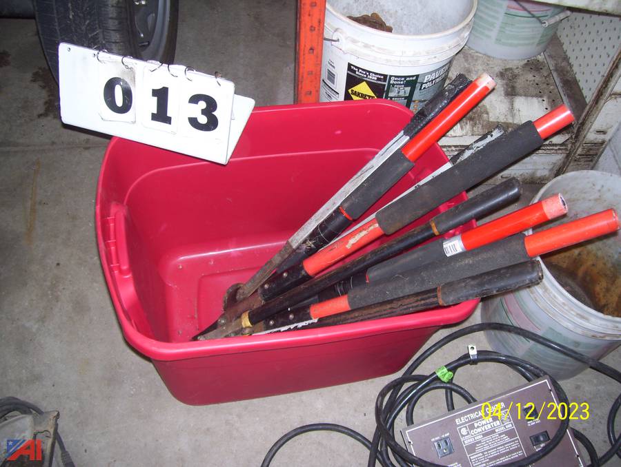 Auctions International Auction WBRRCD BraintreeMA 32695 ITEM Loppers