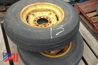 (#13) (2) 7.60 x 15 Tires on Rims
