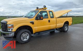 2009 Ford F350 Super Duty Extended Cab Pickup Truck & Runway Friction Testing Equipment