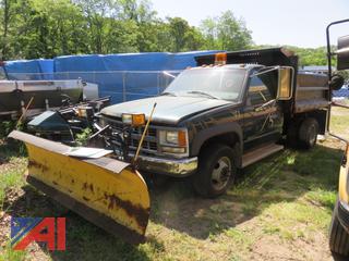 1998 Chevy C/K 3500 Dump Truck with Plow