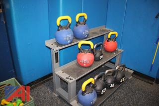 Kettle Bell and Medicine Ball Rack