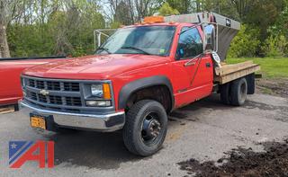 1998 Chevy K3500 Flatbed Truck