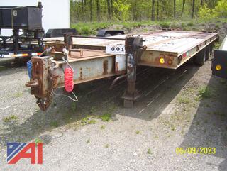 1996 Dynaweld 25 Ton 29' Tag-A-Long Trailer with Ramps