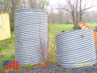 (2) Metal Culvert Pipes
