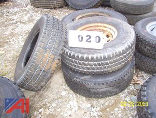 (3) Firestone LT265/75R16 Tires