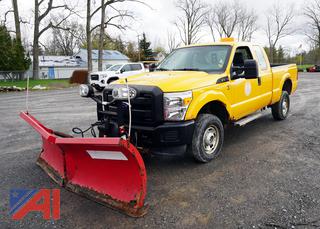 2011 Ford F250 Super Duty Extended Cab Pickup Truck w/V-Plow
