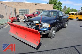 2004 Dodge Ram 2500 Pickup Truck with Plow