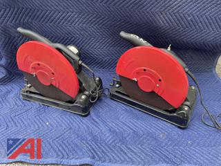 (2) 14" Corded Chop Saws