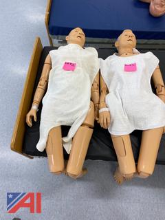 (2) Nasco Health Care Skills Manikins