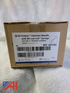 (900) BD Eclipse Injection Needle with BD Luer-Lok Syringe, New