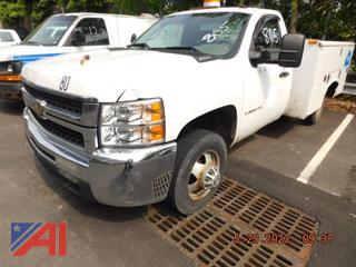(#805) 2008 Chevy Silverado 3500HD Utility Truck