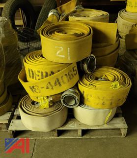 (9) 4" Water Supply Hoses and Storz Couplings