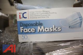 IDC Disposable Face Masks, New/Old Stock