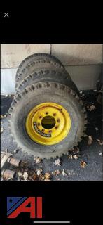 (4) Snow Wolf 7.5 x 16.00LT Skid Steer Tires
