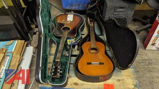 (2) Guitars, Speaker & Case