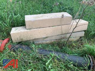 (4) Limestone Window Sills 