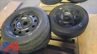 (3) Goodyear Tires on Rims, P235/55/17