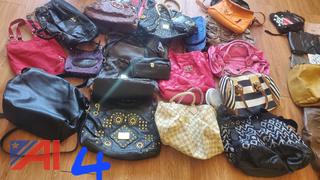 Large Lot of Ladies Handbags