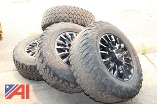 (4) Chevrolet OEM Wheels Mounted on Hancook Dynapro MT2 Tires 