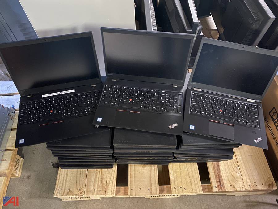 Auctions International Auction ECWANY 33560 ITEM (38) Lenovo Laptops
