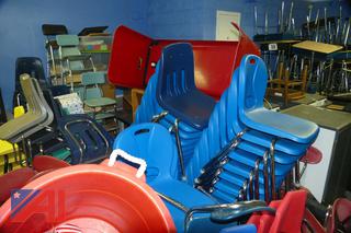 (#15) Large Quantity of School Chairs