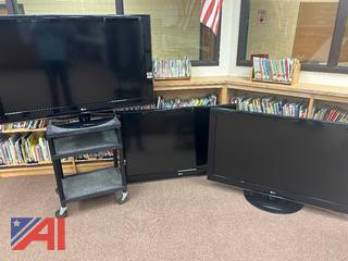 (3) LG 55 Inch LCD TV's with Bases
