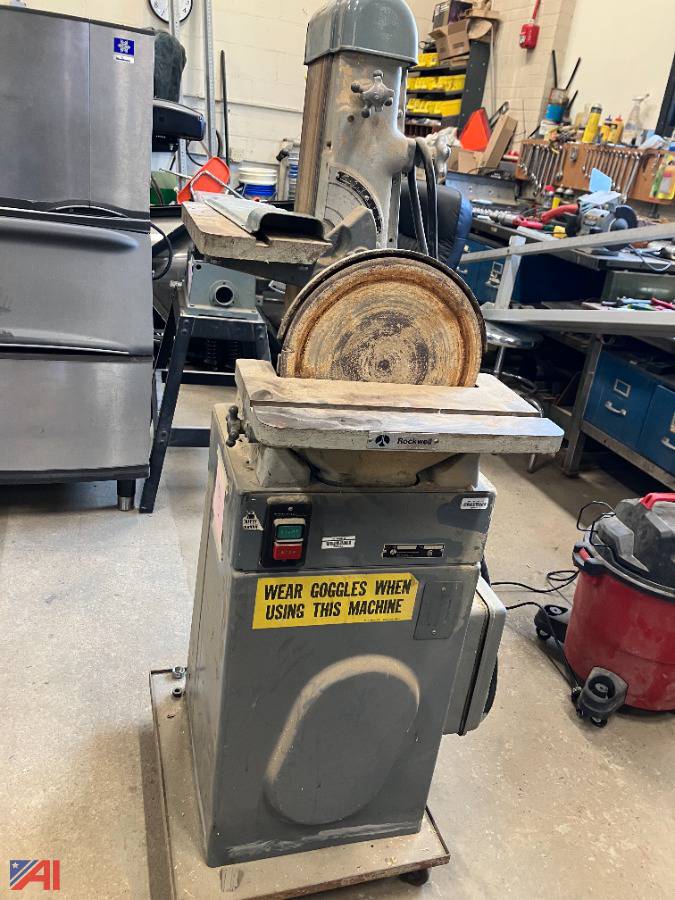 9 Rockwell 31 730 Belt Disc Sander Auction Auctions International
