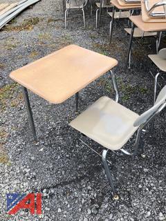 (120) Student Desks with Attached Chair