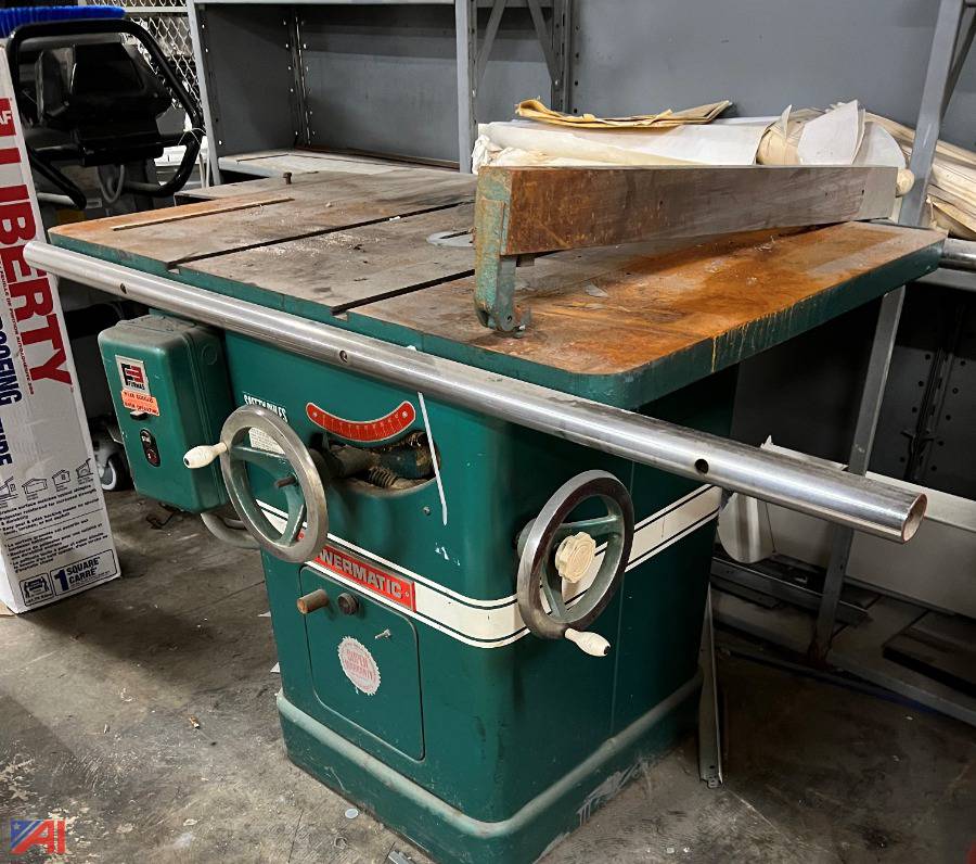 3 Powermatic Table Saw Model 66 Auction Auctions International