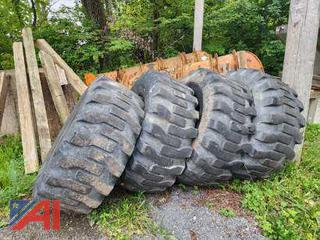 (4) 20.5-25 12 Ply Tires