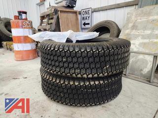 (2) 11.2-24 Turf Pro Tires and Tubes, New/Old Stock