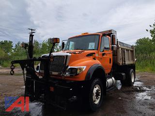2007 International 7600 Dump Truck with Plow, Wing and Spreader