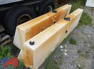 (1) Pair of Poly Calcium Spreader Tanks