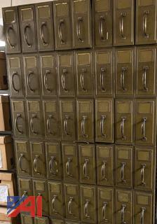 Vintage Metal Vertical Court File Cabinet