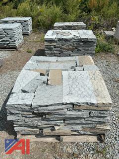 (3) Pallets of Gauged Colonial Wall Stone, New/Old Stock